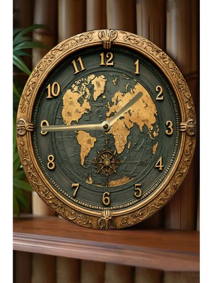 Sessiz Yuvarlak Ahşap Duvar Saati, Kuvars Hareketli 3D Görünümlü 2d Saat Sdw