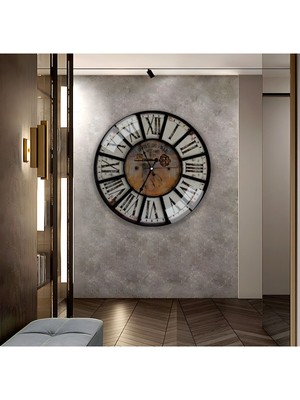 Vintage Cam Saat - 60 cm