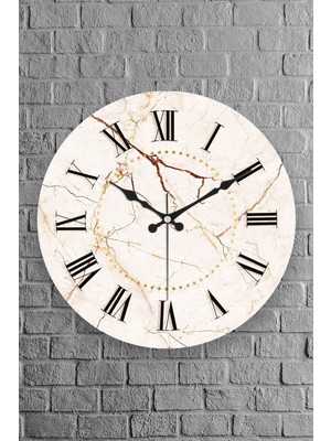 Muyika Margia Oval Cam Ön Kısım 36CM Duvar Saati Pds-36