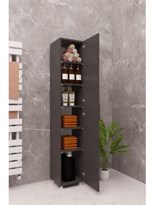 Banyo Mutfak Çok Amaçlı Raflı Dolap