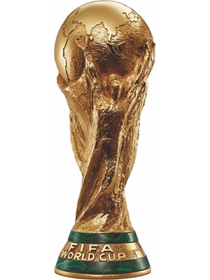 Dünya Kupası Figürü - Altın - Dünya Kupası Biblo - 15 cm