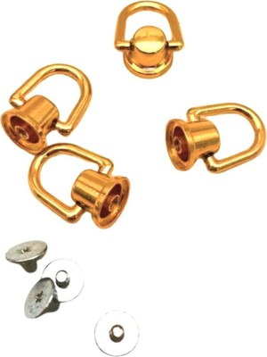 Angel Çanta Aksesuar Light Gold Vidalı Askı Büyük Boy 4 Adet