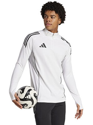 adidas Tiro25c Training Erkek Beyaz Dik Yaka Tişört