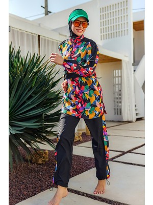 Remsa Mayo Remsa Paraşüt Tam Kapalı Tesettür Mayo R4703 Sariye