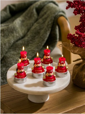 Lcw Home Karışık Kurşun Asker Figürlü Dekoratif Mum Seti 6'lı