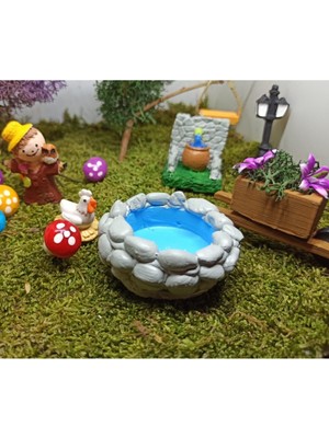 Havuz Teraryum Obje Minyatür Obje Teraryum Malzemeleri Teraryum Figür Aksesuar Saksı