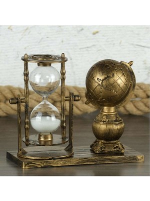 Gold Kum Saatli Dünya Biblo HD479