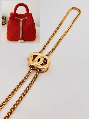 Angel Çanta Aksesuar Incili Zincir Çanta Büzgüsü Light Gold Renk