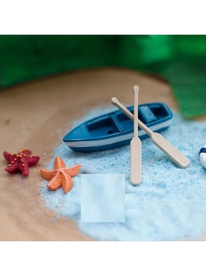 6 Parça Gemi Set Teraryum Objeleri Teraryum Malzemeleri Teraryum Saksı Süsleri Minyatür Obje