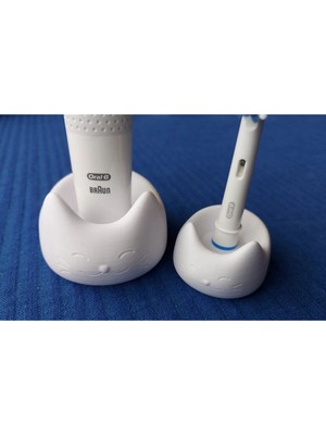 Oral B Kedi Şeklinde Diş Fırçalık 2 Parça