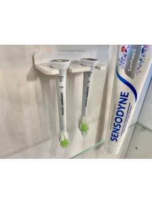 3 Adet Elektrikli Diş Fırçası Başlığı Standı