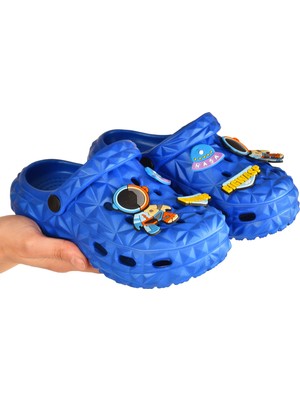 Kız Erkek Çocuk Kaymaz Yüksek Taban Rahat Kalıp Plaj Havuz Çocuk Terliği