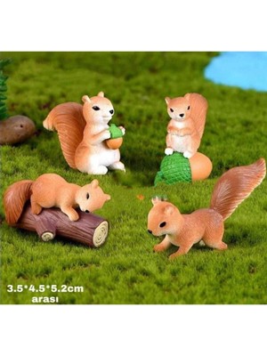 Sincap 4'lü Teraryum Obje Teraryum Aksesuar Teraryum Süsü