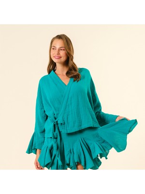 Protı Müslin Bluz - Yeşil