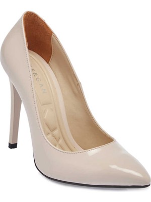 Tergan  Bej Vegan Kadın Stiletto - K24I1AY67462-R72