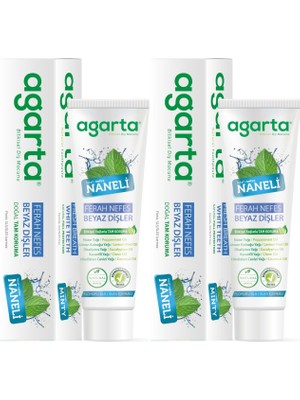 Agarta Doğal Diş Macunu 100ML Naneli (2 Li Set)