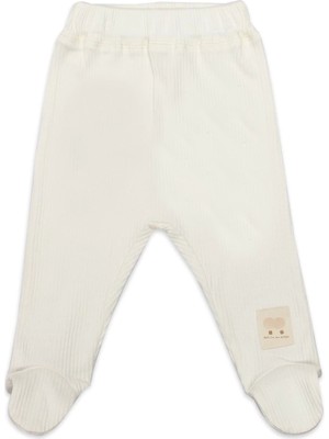 Bistyle Modal Flying Balloons Patikli Pantolon BS16122 Ekru