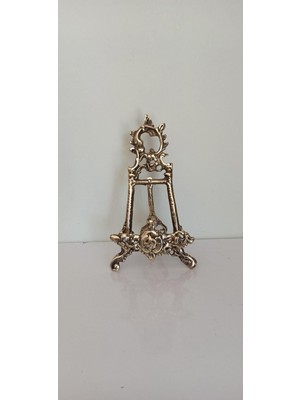 Pirinç Şövale, Çerçeve Tutucu , Porselen Tabak Sunumu