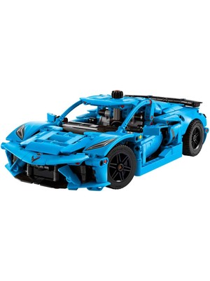 LEGO Technic Chevrolet Corvette Stingray Mavi 42217 - 9 Yaş ve Üzeri Çocuklar Için Yaratıcı Oyuncak Araba Yapım Seti (732 Parça)