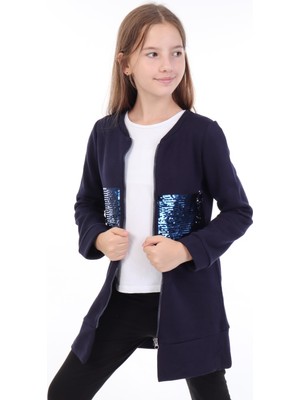 Toontoy Kız Çocuk Hırka Pul Nakış