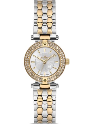 Ferro FL21608AWT-D Quartz Çelik Altın/gri 21 mm Kadın Kol Saati