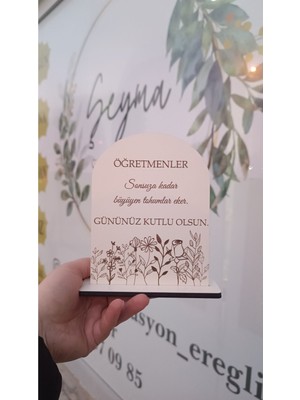 Öğretmenler Günü Hediyesi Masaüstü Dekor