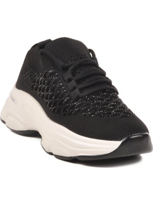 Siyah Triko Kadın Günlük Ayakkabı Voyager B064 Z