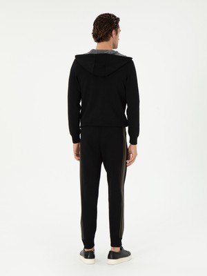 Cacharel Erkek Siyah Jogging Fit Triko Pantolon 50292492-VR046