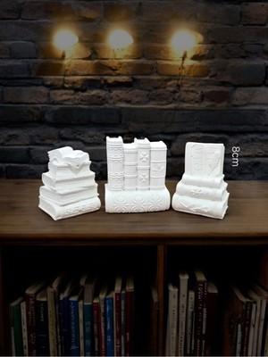 3 Lü Dekoratif Mini Kitaplık