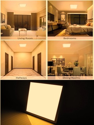 Sıva Üstü 60CMX60CM LED Panel, Oturma Odası Avize, 60X60 LED Avize, 54 Watt, Homojen Gün Işığı 4000K