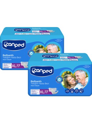 Canped Belbantlı Hasta Bezi Extra Büyük Boy Large 46 Adet