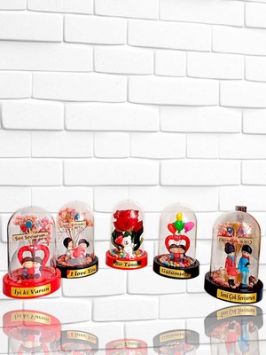 Sevgi Fanusu Teraryum | Aşk ve Sevgi Temalı Hediye | Iyi Ki Varsın – Seni Seviyorum Vexa Aksesuar