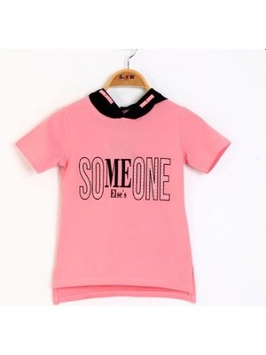 Toontoy Kız Çocuk Kapüşonlutaş Işlemeli Baskılı Tişört