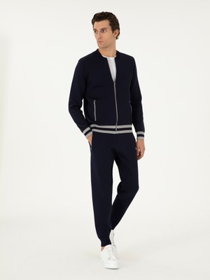 Cacharel Lacivert Jogging Fit Triko Pantolon 50292585 VR033