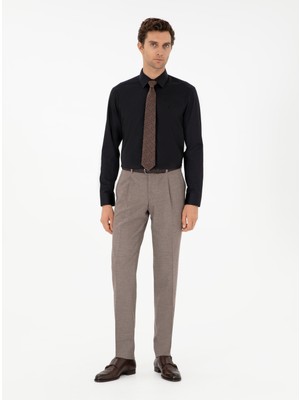 Cacharel Erkek Vizon Slim Fit Kumaş Pantolon 50293330-VR052