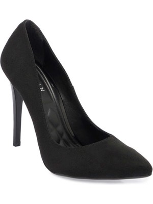 Tergan  Siyah Vegan Kadın Stiletto - K24I1AY67462-Q4Y