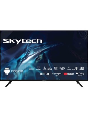 Skytech 55ST4105 55'' 139 Ekran 4K Ultra HD Whale OS Android LED TV