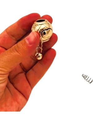 Angel Çanta Aksesuar Light Gold Yuvarlak Yaylı Büzgü Aparatı