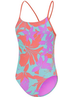 Speedo Alv Lline Bk 1pc Jf Purple Kız Çocuk Mayosu 8-00350018093 Mor