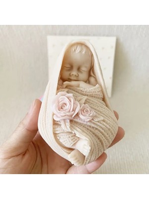 Bebek Mum Kokulutaş & Beton Silikon Kalıp