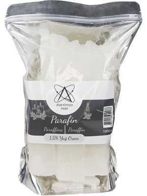 Beyaz Parafin Wax %1,5 Yağlı - 1 kg Kalıp Şeklinde Mum Yapımı Için Ideal