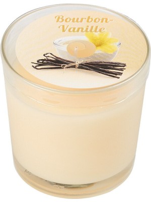 Bourbon ve Vanilya Cam Kavanoz Mum
