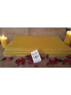 Balmumu Petek 22CM×40CM (2 Adet Petek,filil Tutacağı,mum Ipi)