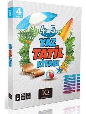 IQ Yayınları 4. Sınıf Yaz Tatil Kitabı