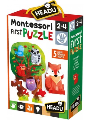 Headu Montessorı Fırst Puzzle The Forest (2-4 Yaş)