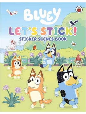 Ladybird Bluey - Lets Stick Sticker Scenes Book