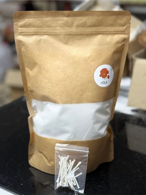 Inci Tozu Mum 1 kg Fitil Hediyeli