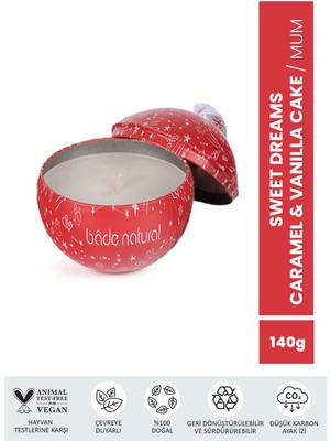 Sweet Dreams Caramel & Vanilla Cake Soya Mumu 140 gr