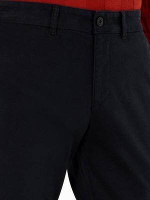 Cacharel Erkek Siyah Slim Fit Kanvas Pantolon 50304318-VR046