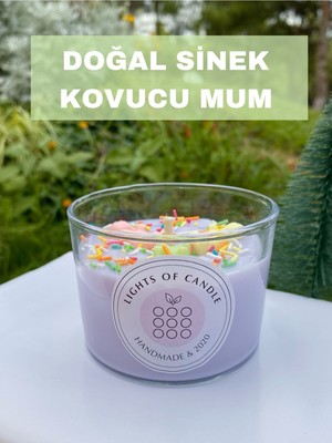 Doğal Sinek Kovucu Bardak Mum(Soy Wax)